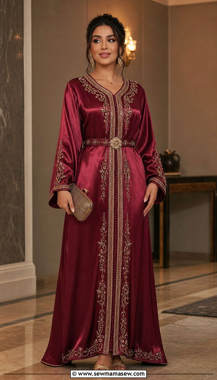 Moroccan Embellished Kaftan For Eid - 25 Eid outfit ideas for women 2026