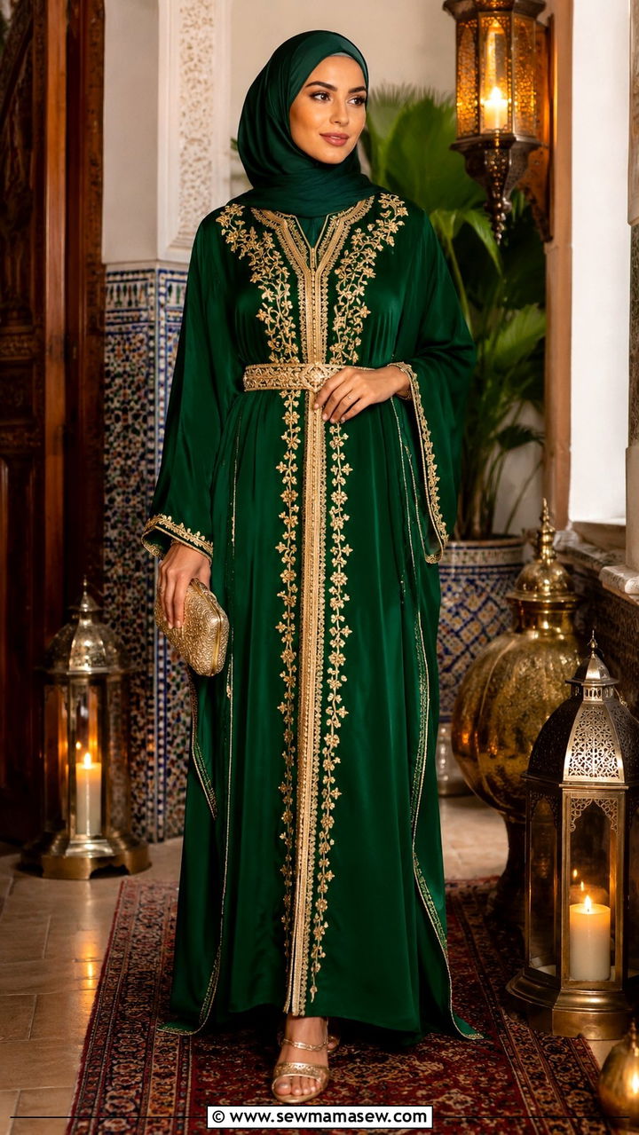 Moroccan kaftan outfit for iftar - 30 Modest outfit ideas for Ramadan
