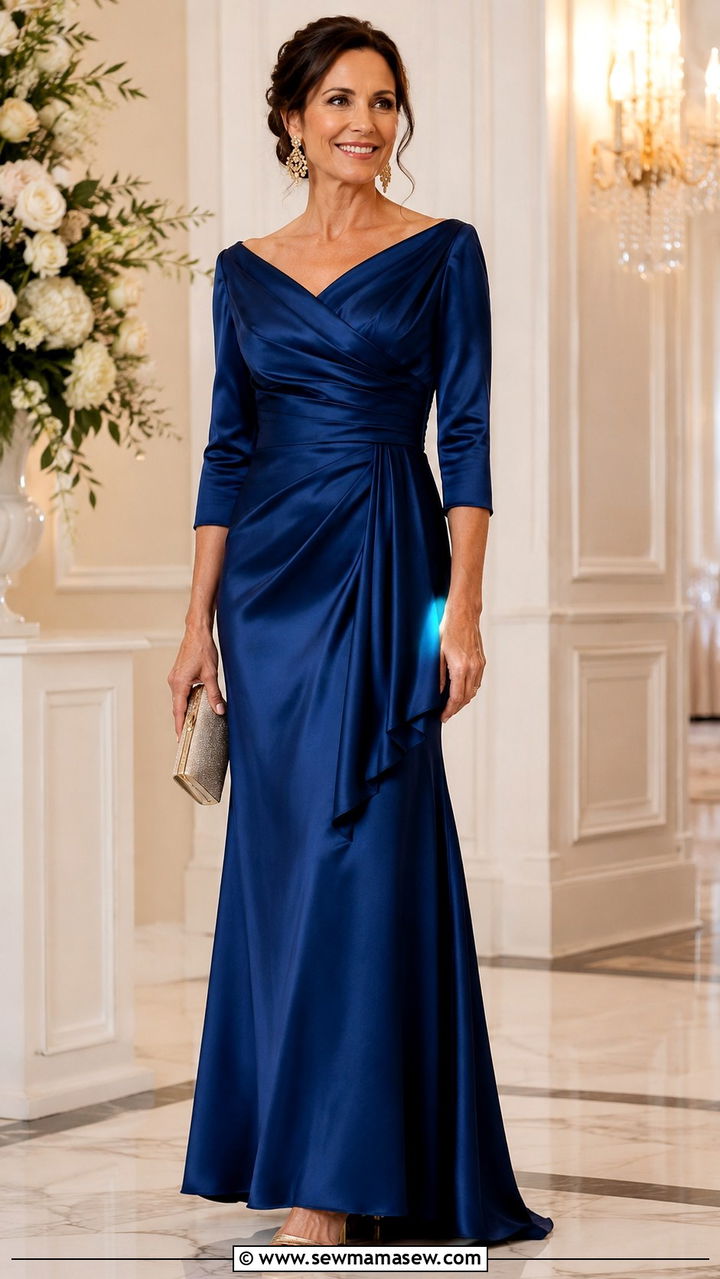 Mother of the groom jewel tone gown - 25 Wedding guest outfit ideas for mom of the groom
