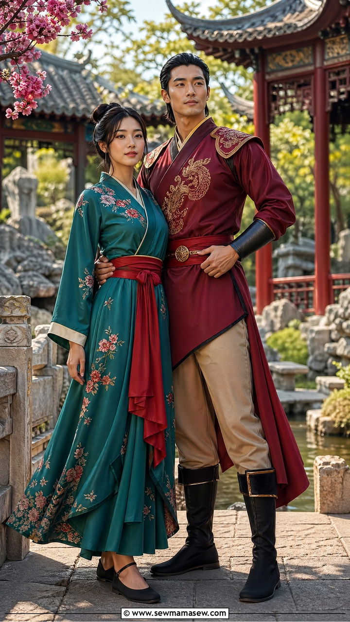 Mulan and Li Shang Couple Outfit - 35 Disney outfit ideas for couples