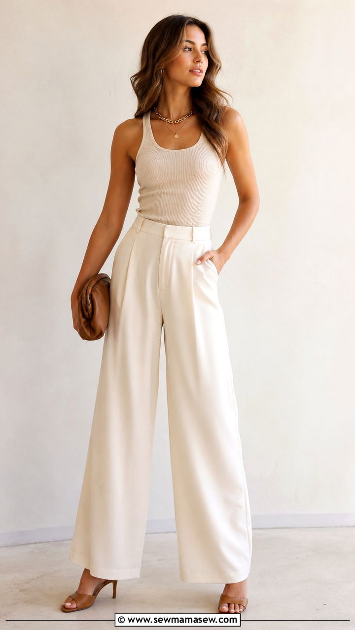 Mules with wide leg jeans outfit - 40 Mules outfit ideas