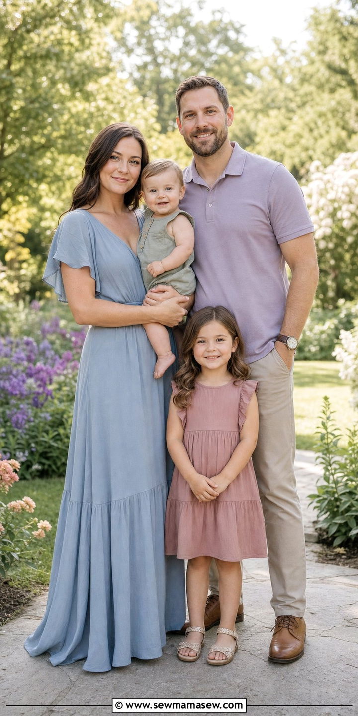Muted Pastel Family Photo Outfits - 25 family photo outfits Pinterest
