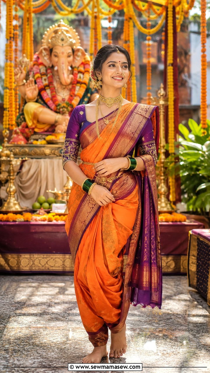 Nauvari saree outfit Mumbai - 25 Mumbai outfit ideas