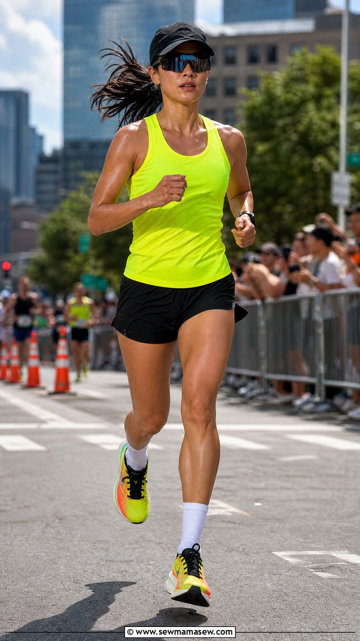 Neon Marathon Outfit - 30 Marathon outfit ideas