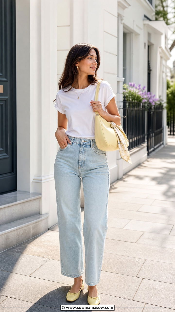 Neutral Base With Butter Yellow Accessories - 25 Butter yellow outfit ideas 2026