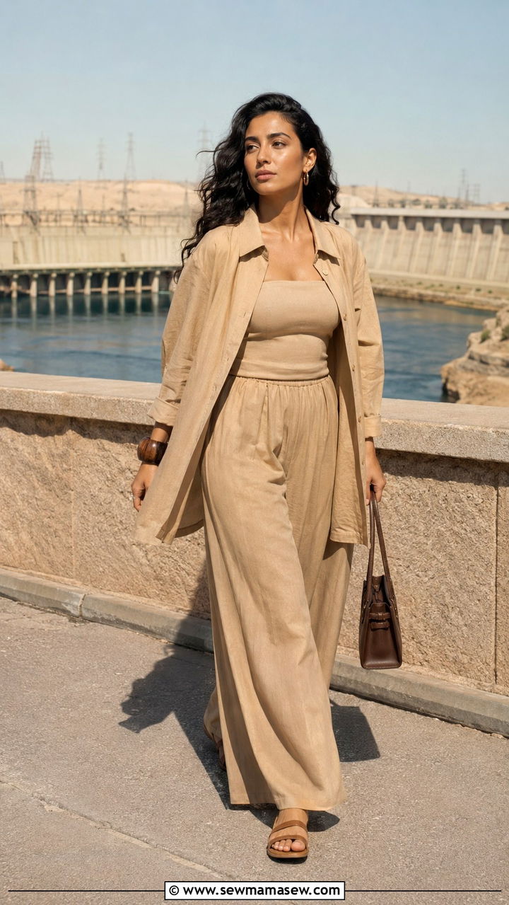 Neutral Co Ord Set - 20 Aswan outfit ideas