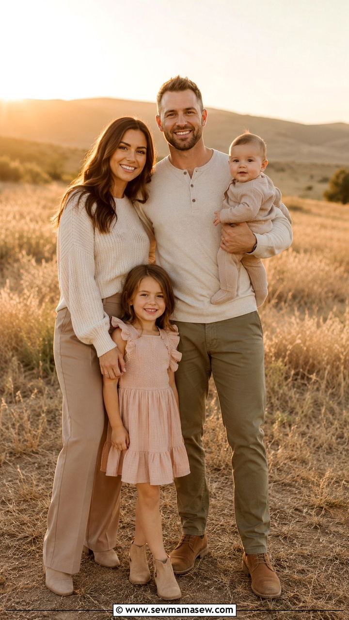 Neutral Earth Tone Family Photo Outfits - 20 Pinterest family photo outfits