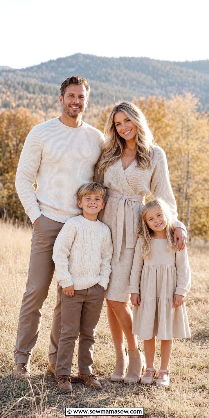 Neutral Family Photo Outfits - 25 family photo outfits Pinterest