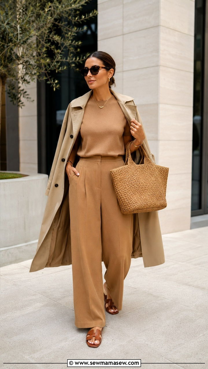 Neutral Monochrome Set Outfit - 30 Late summer outfits