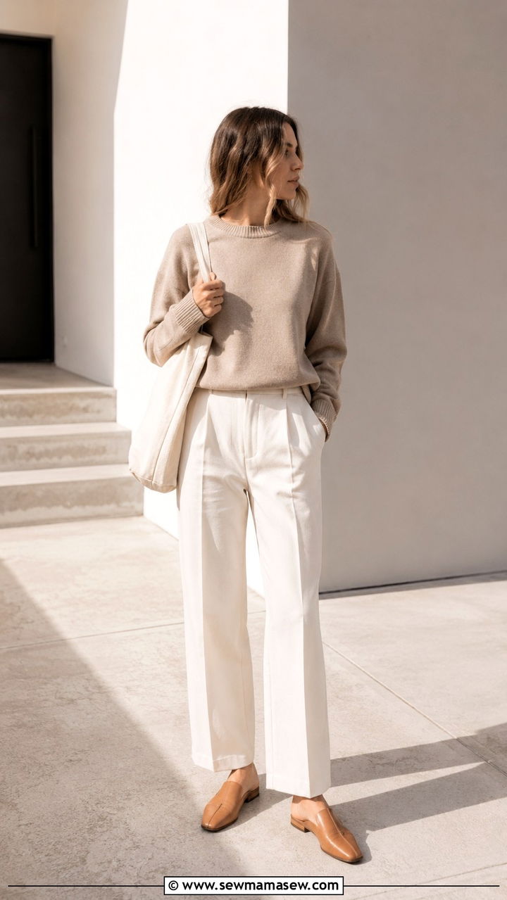 Neutral Tone Monochrome Photographer Outfit - 25 Photographer outfit ideas