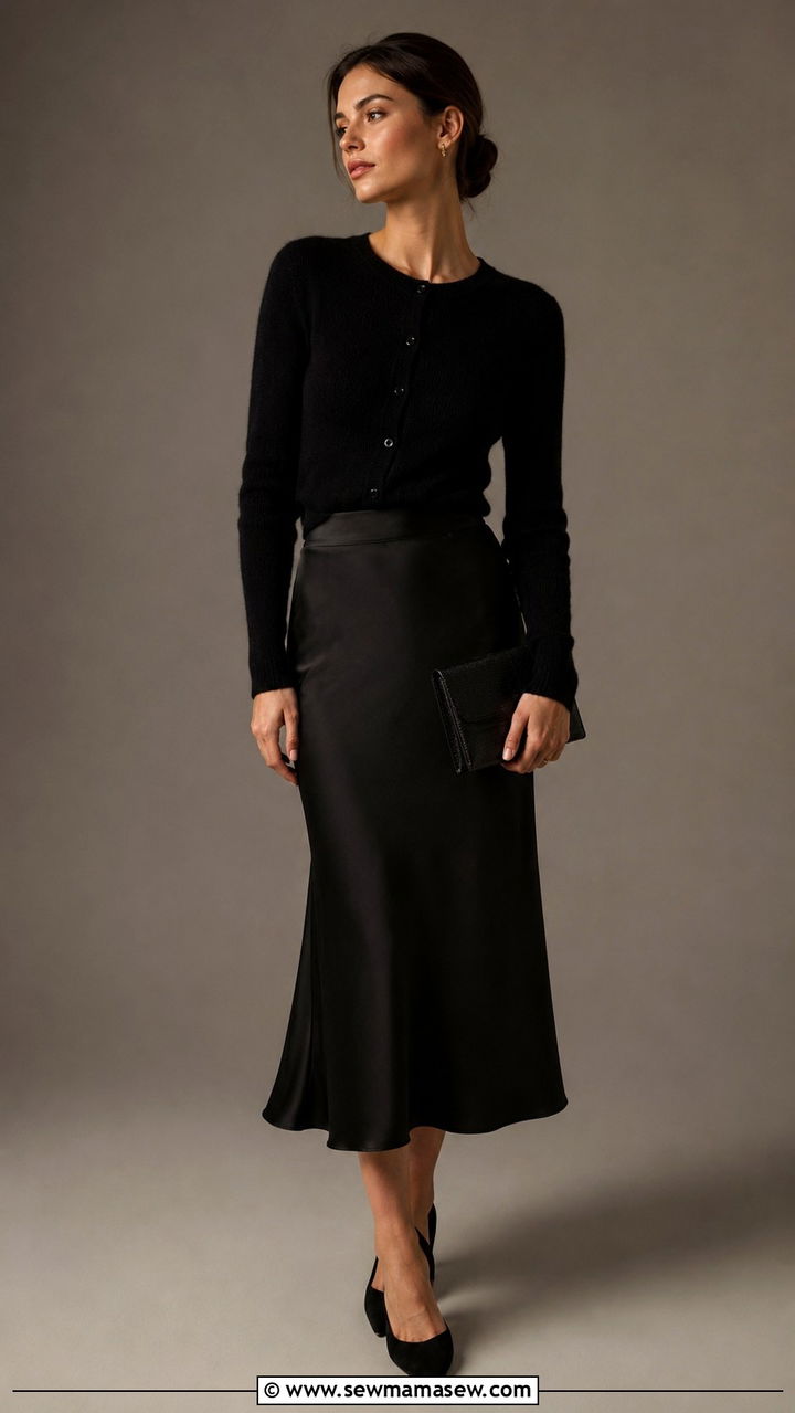 Neutral two piece knit set outfit - 20 Quiet luxury outfit ideas Loro Piana style
