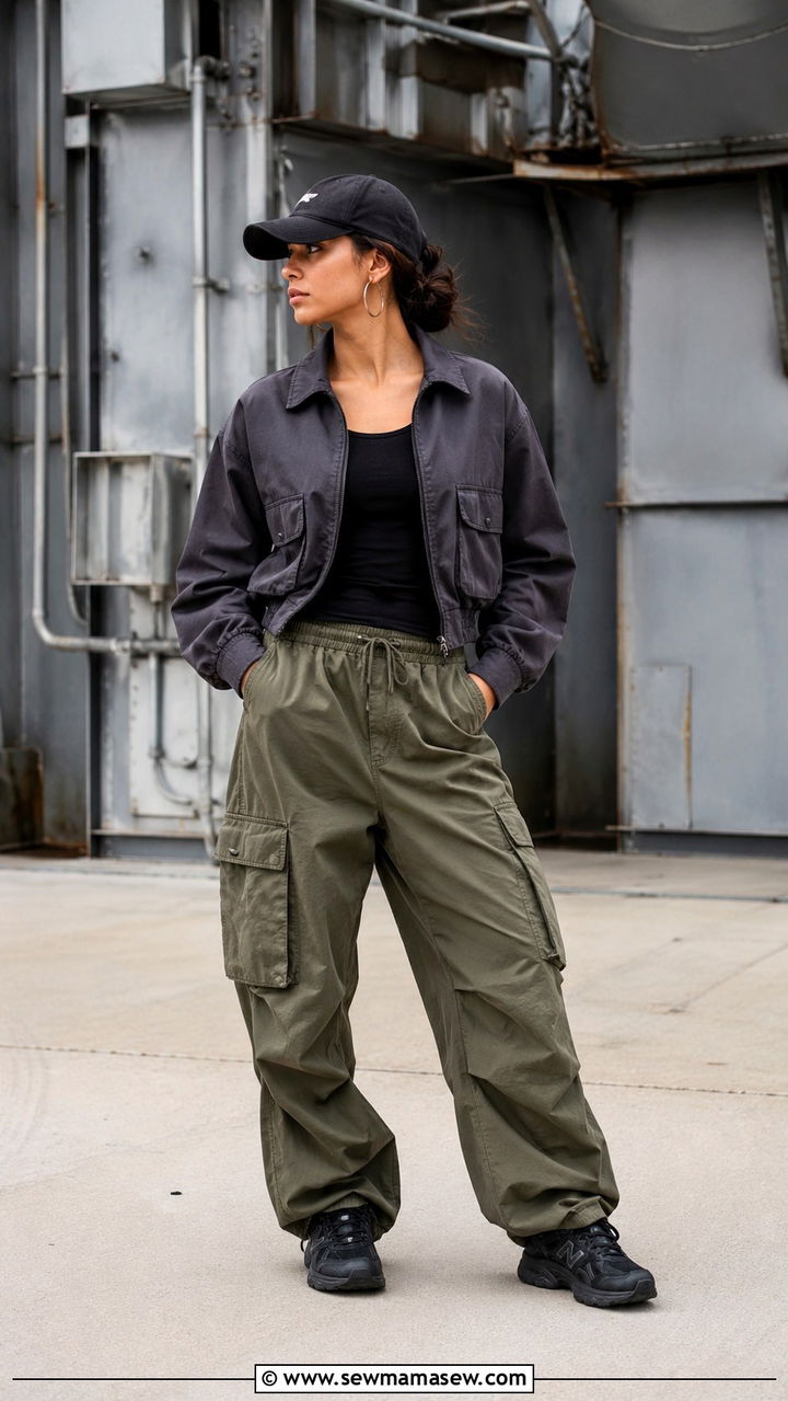New Balance 1906R with cargo pants - 30 How to style New Balance sneakers