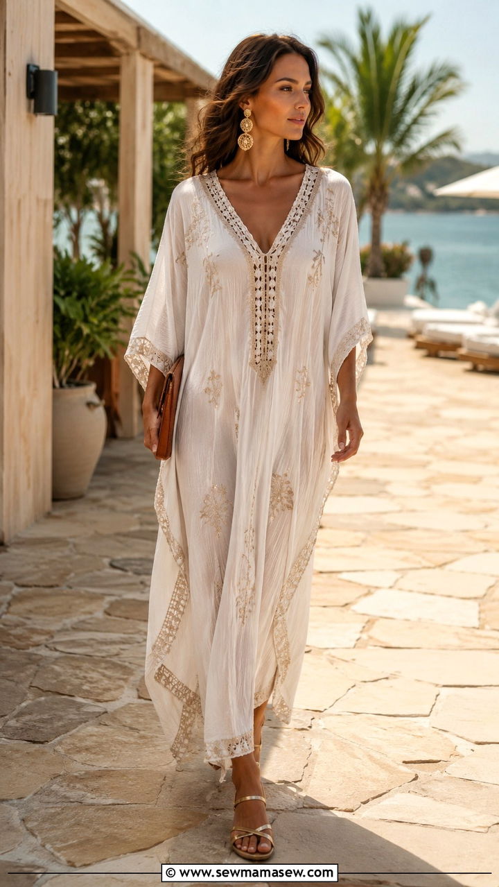 Off Shoulder Top with Wide Leg Jeans and Wedge Sandals - 20 Spring outfits for 90 degree weather