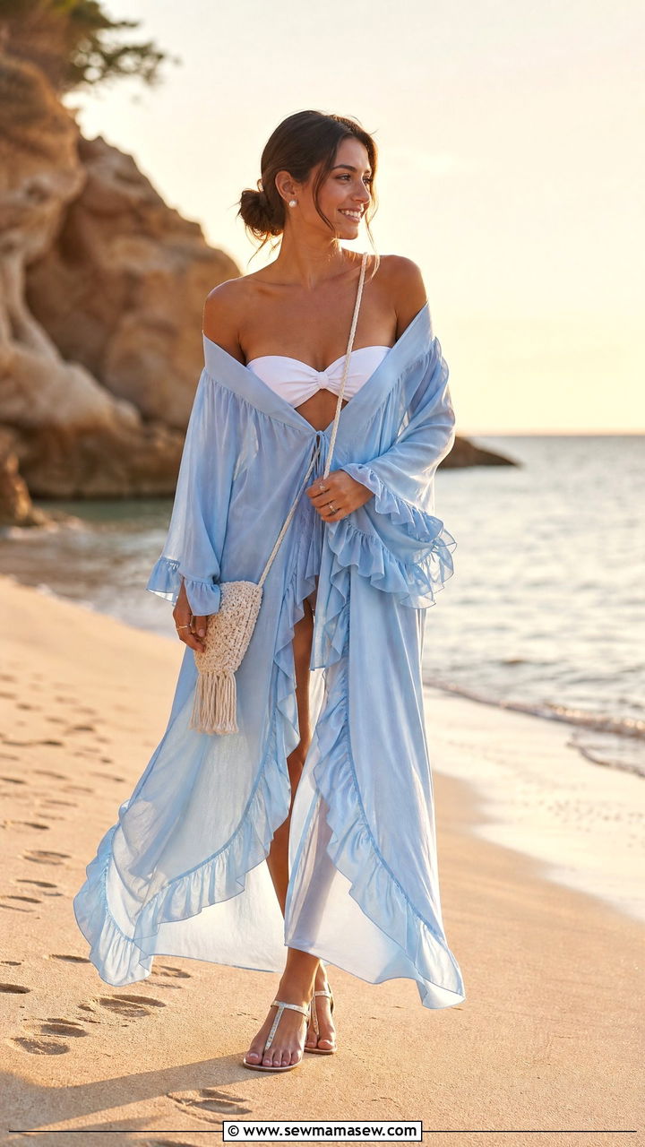 Off shoulder kaftan beach outfit - 25 Kaftan outfit ideas beach