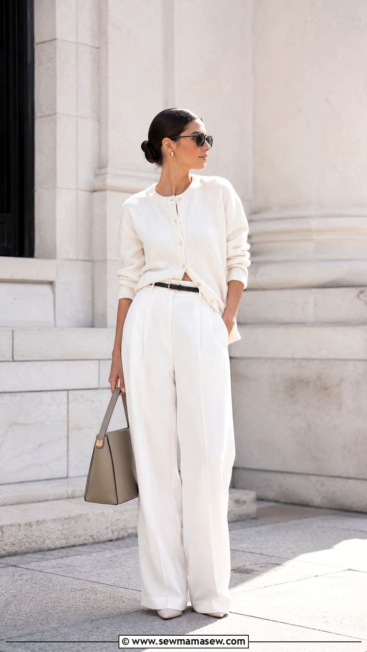 Old Money Spring All White Look 2026 - 30 Spring old money outfits 2026