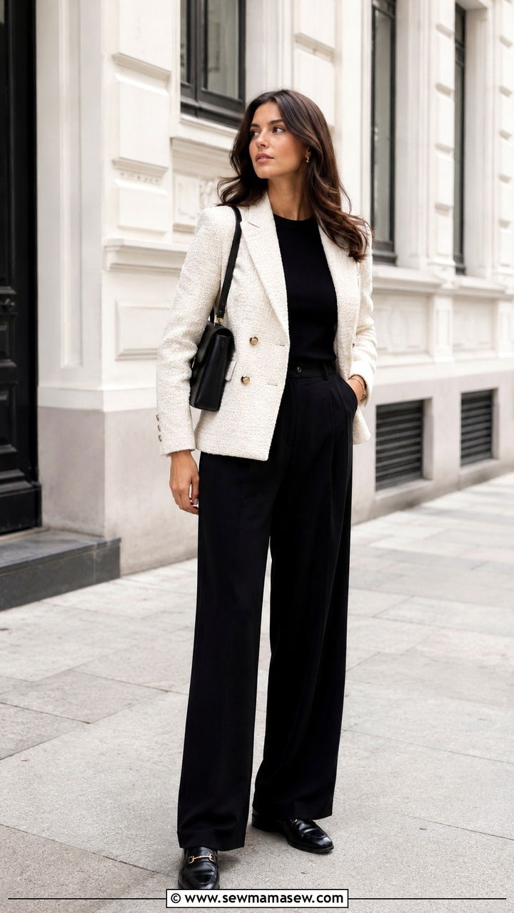 Old Money Spring Tweed Blazer Look 2026 - 30 Spring old money outfits 2026