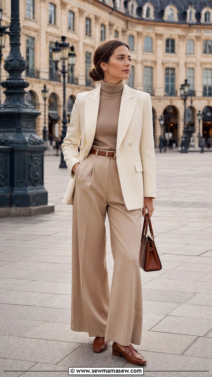 Old Money Tailored Blazer Outfit - 35 aesthetic outfits ideas