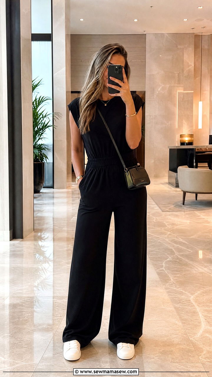 One Piece Jumpsuit Outfit - 25 Carry on only outfit ideas