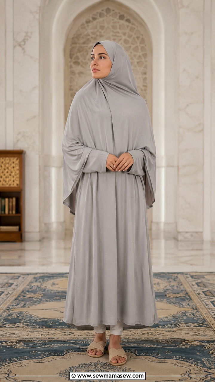 OnePiece Overhead Abaya for Umrah - 30 Modest outfit ideas for Umrah