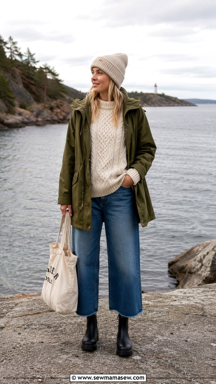 Oslo fisherman sweater outfit - 25 Oslo outfit ideas