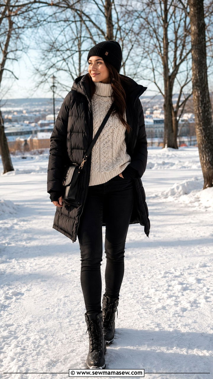Oslo puffer jacket outfit - 25 Oslo outfit ideas