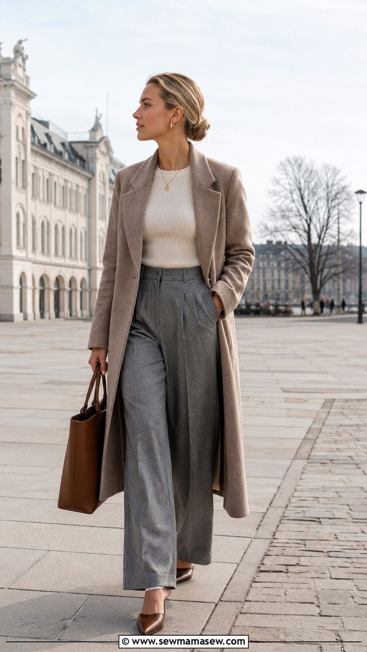 Oslo wide leg pants outfit - 25 Oslo outfit ideas