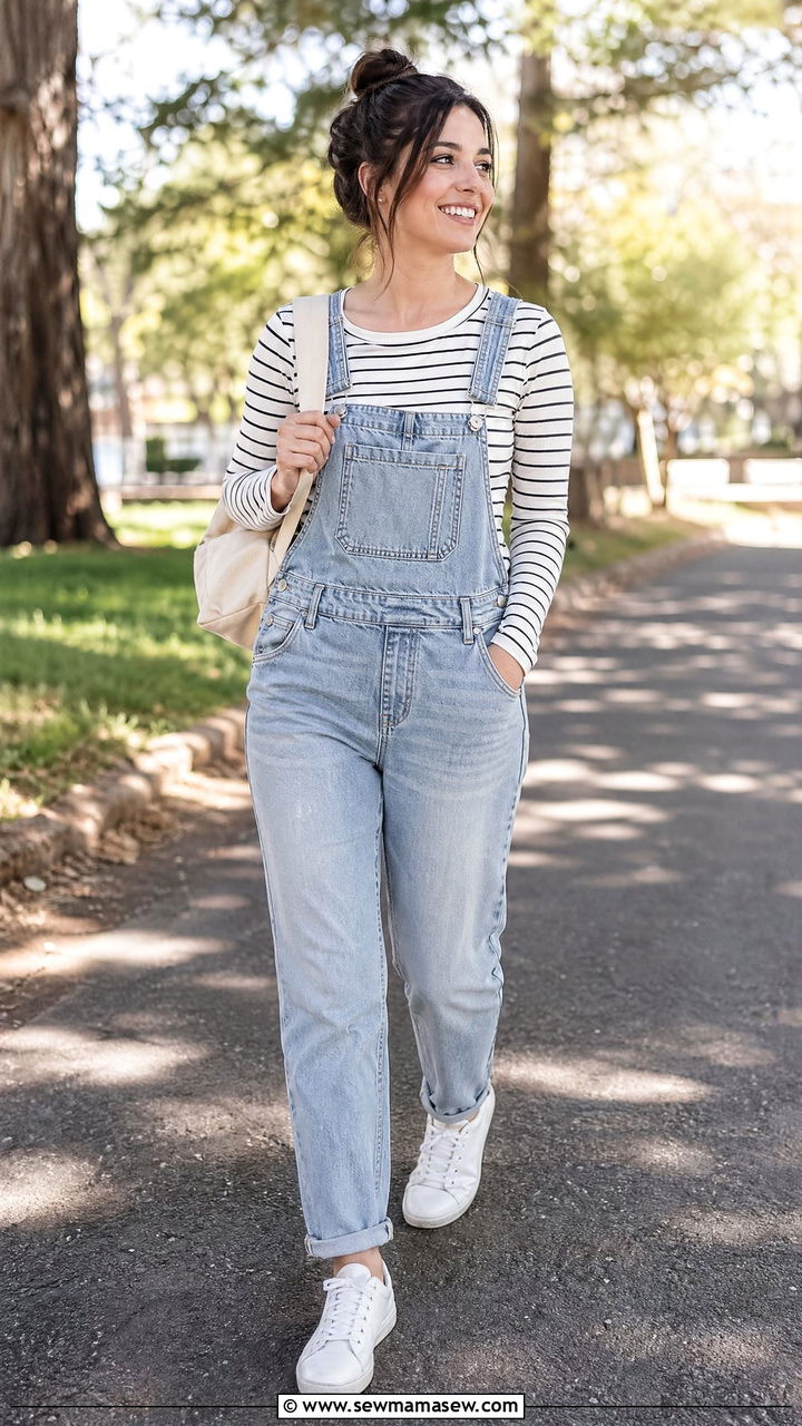 Overalls Outfit - 35 everyday outfit ideas for women