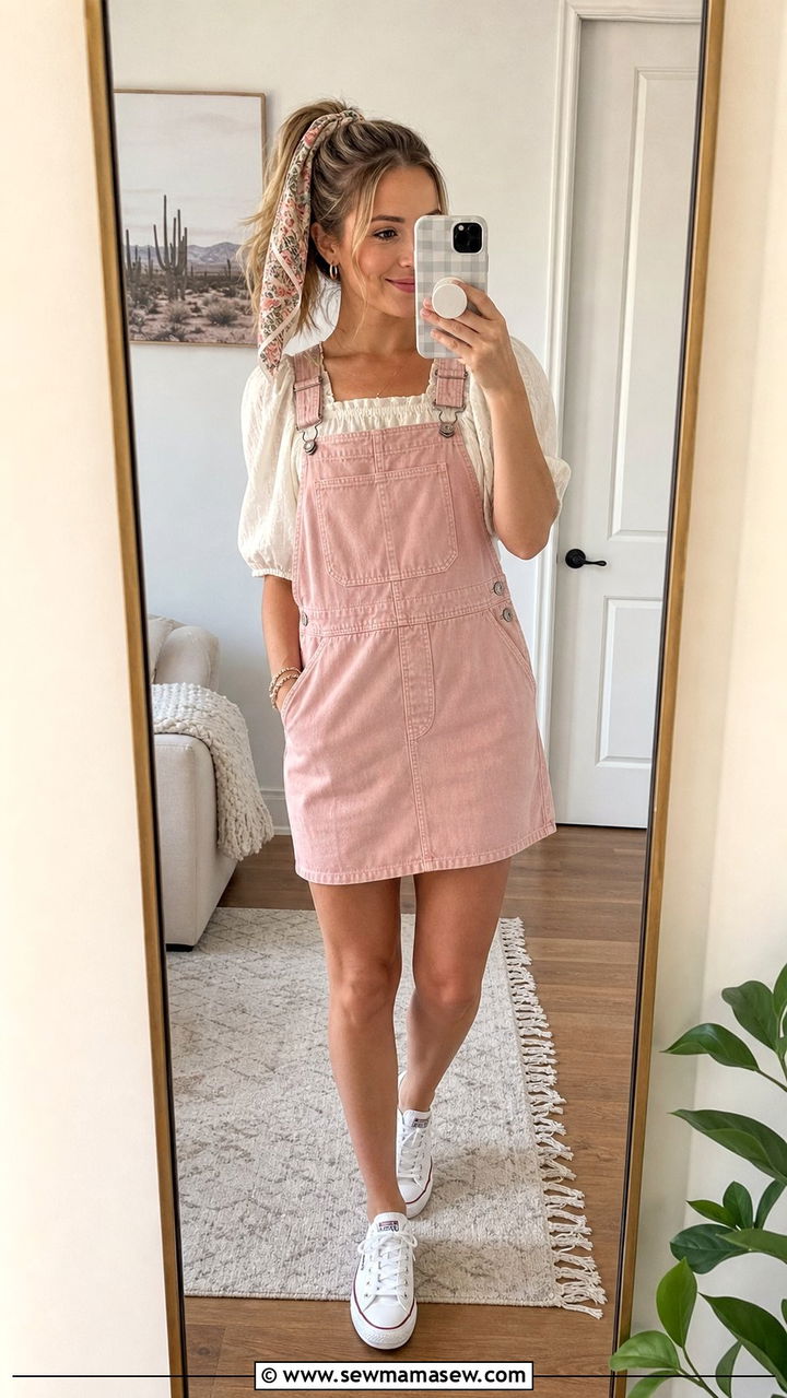 Overalls dress fairycore outfit - 25 spring fairycore outfit ideas