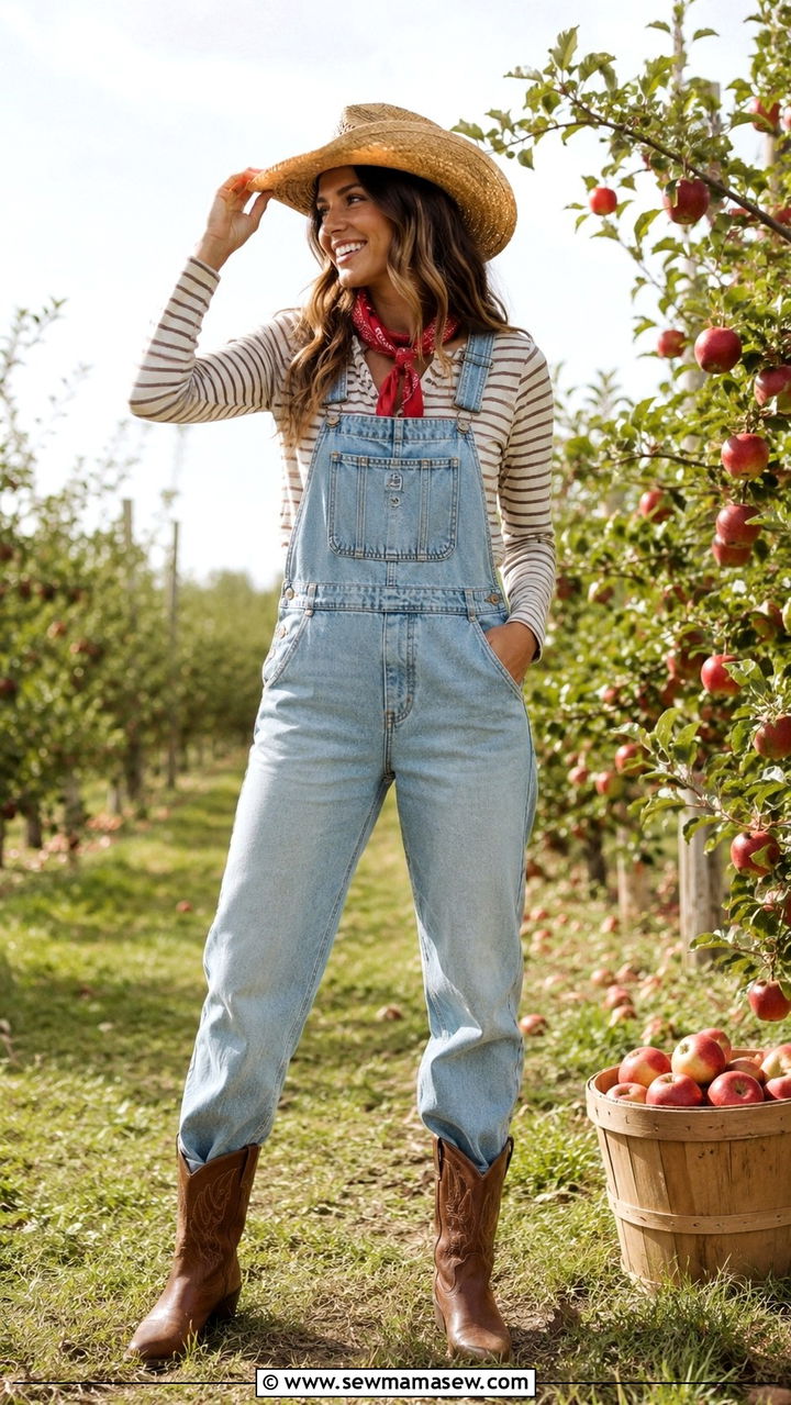 Overalls with cowboy hat outfit - 25 Western outfit ideas with cowboy hat