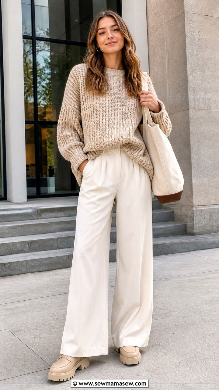 Oversized Sweater With Leggings Outfit College - 40 College outfit ideas