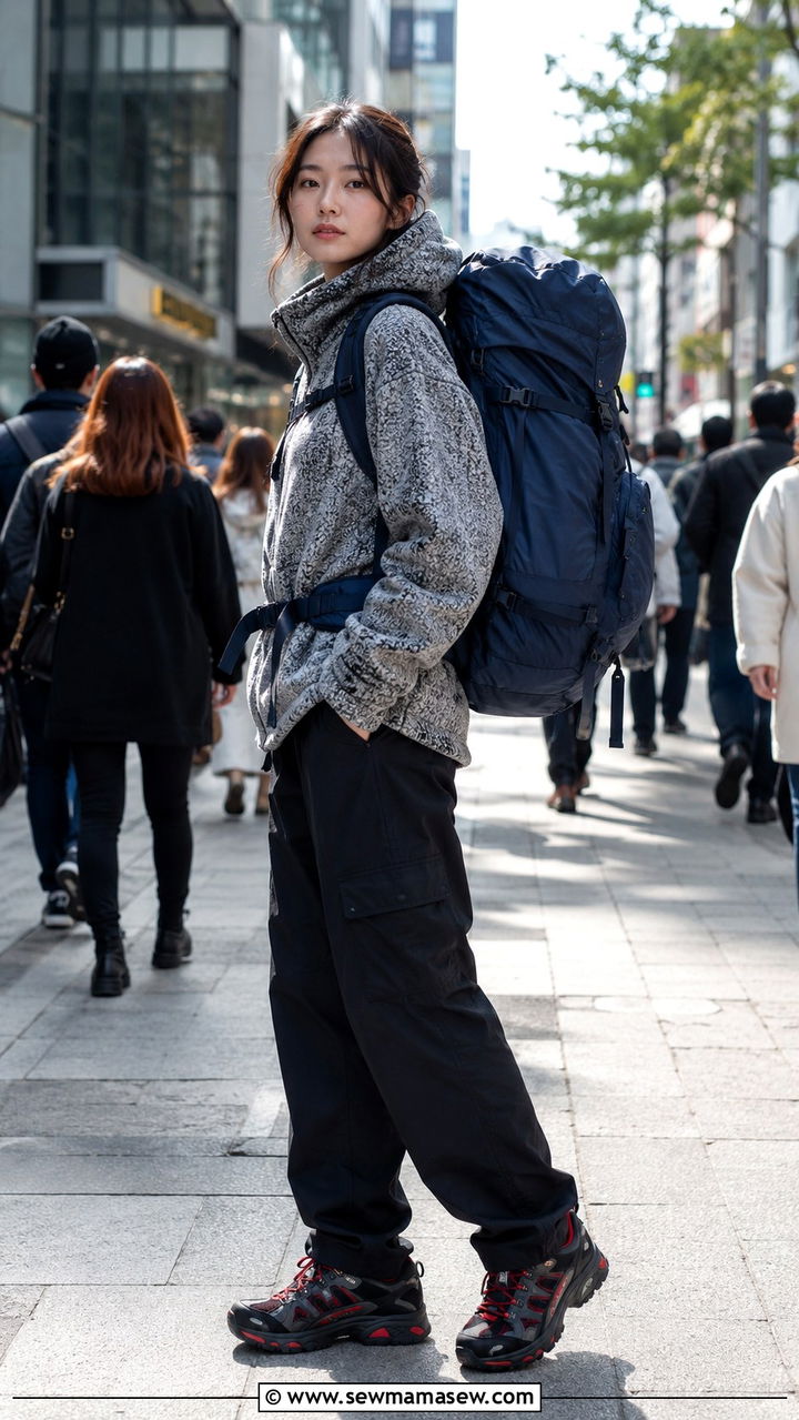 Oversized backpack outfit gorpcore - 30 Gorpcore outfit ideas