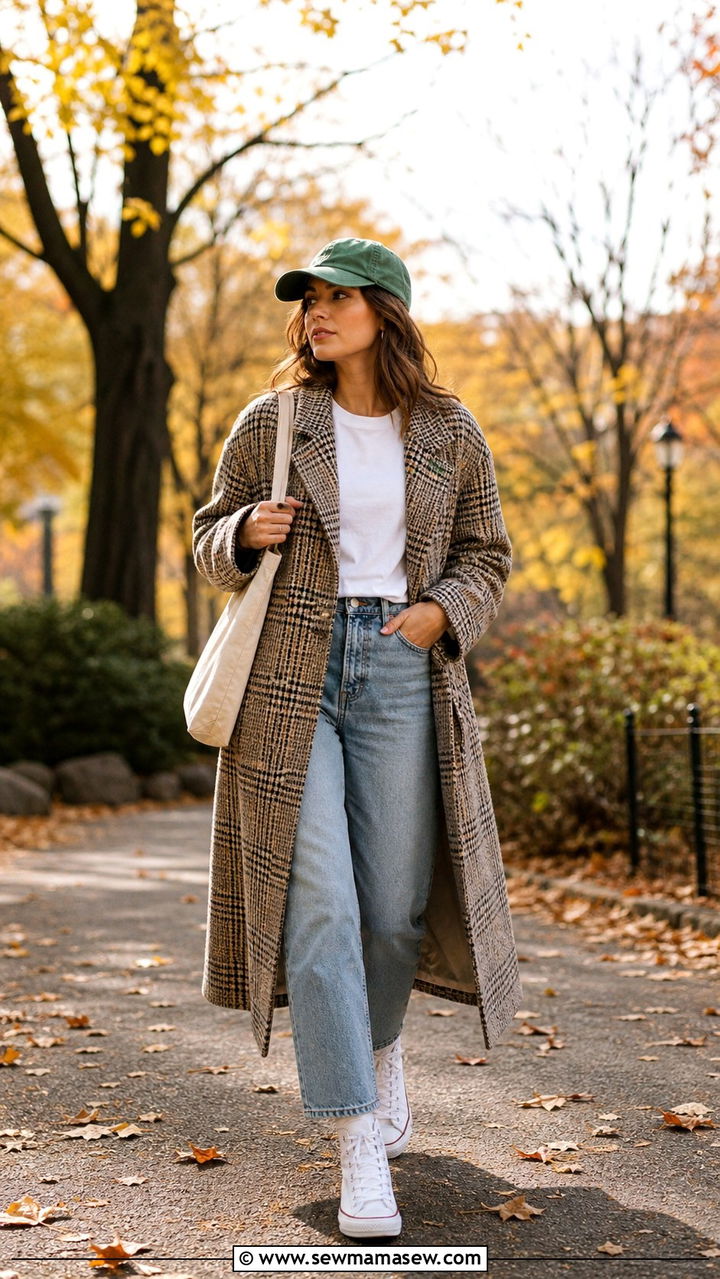 Oversized shirt with cycling shorts outfit New York - 40 What to wear in New York