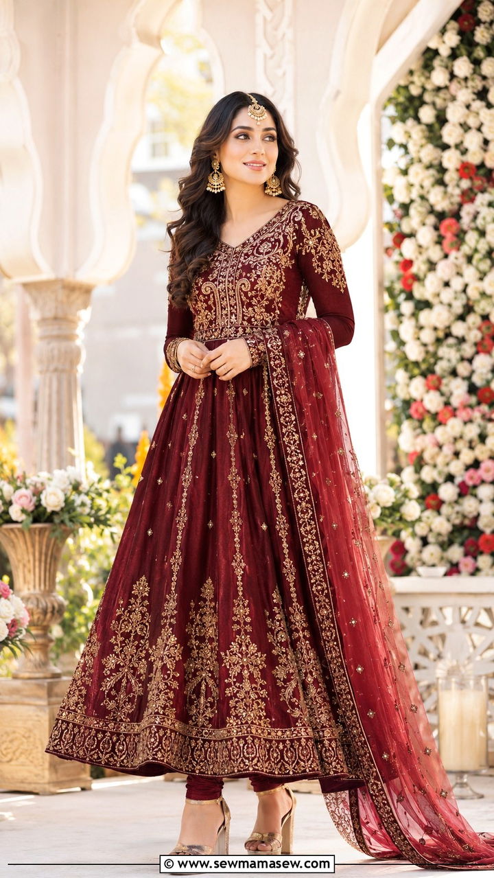 Pakistani Baraat anarkali suit - 25 Wedding guest outfit ideas Pakistani wedding