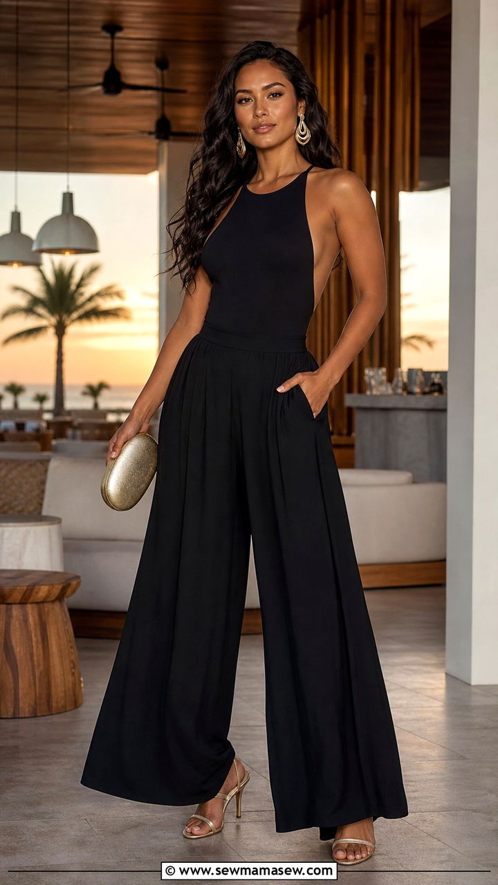Palazzo Pants With Bodysuit For Maui - 40 What to wear in Maui