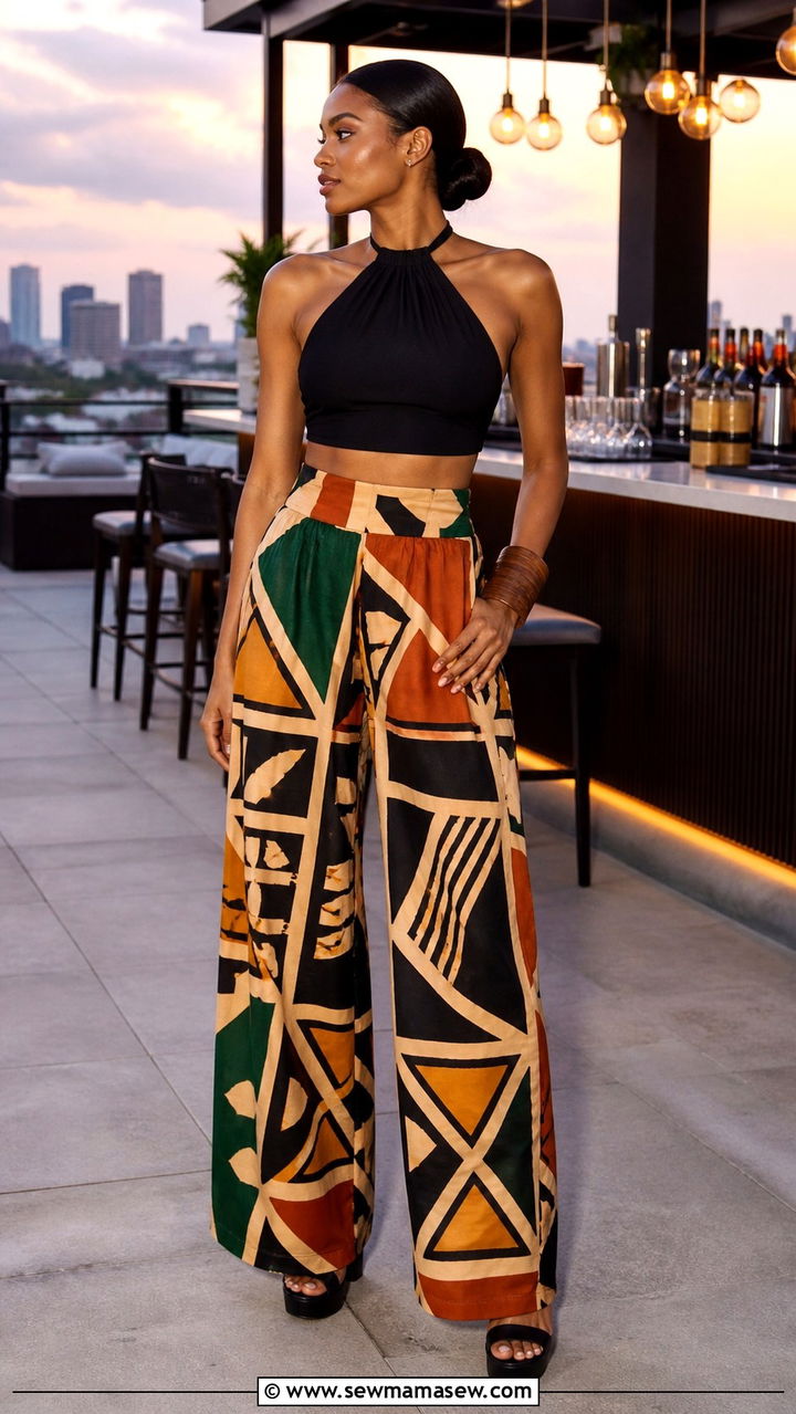 Palazzo Pants With Halter Top - 40 What to wear in Jamaica