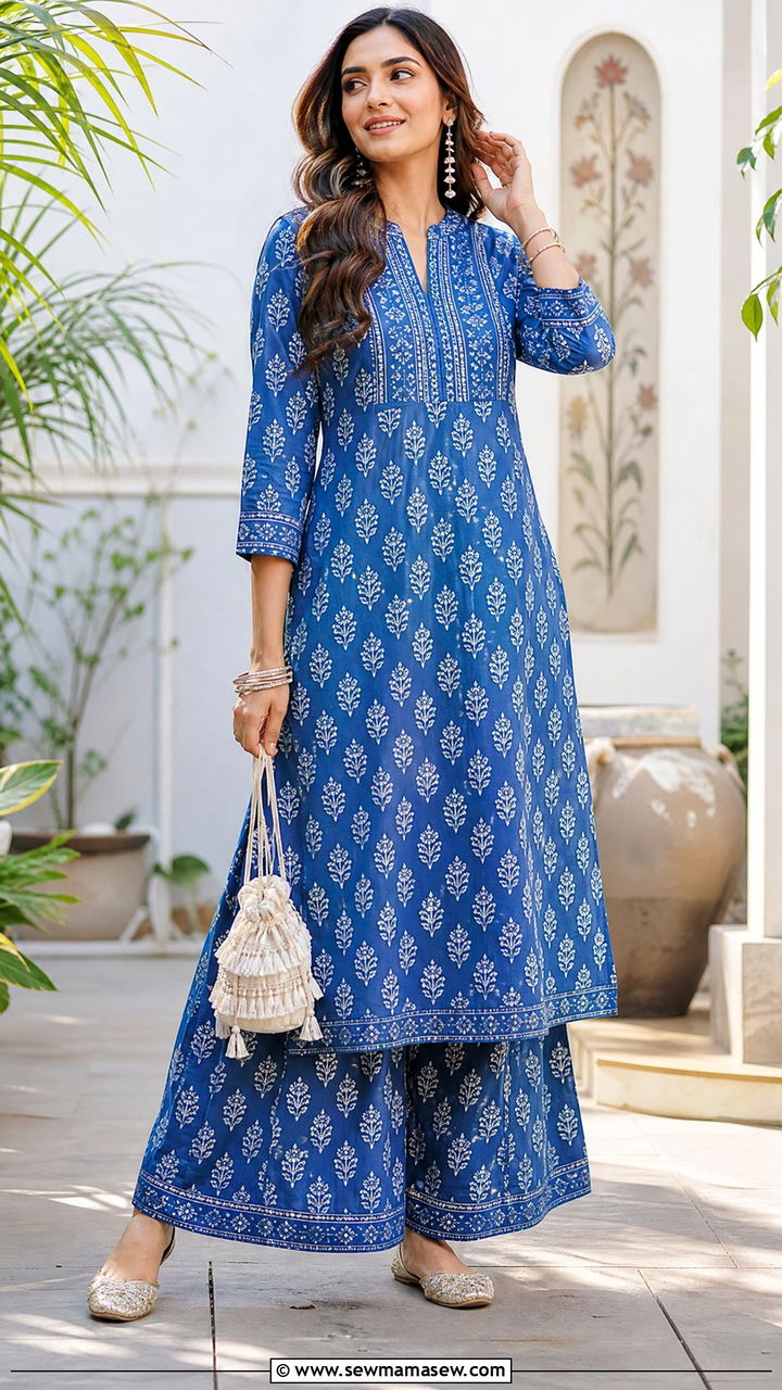 Palazzo Suit for Dholki Party - 20 Wedding guest outfit ideas Dholki