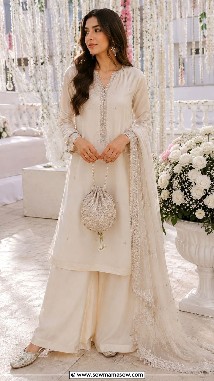 Palazzo Suit for Nikkah Ceremony Guest - 25 Wedding guest outfit ideas Nikkah ceremony