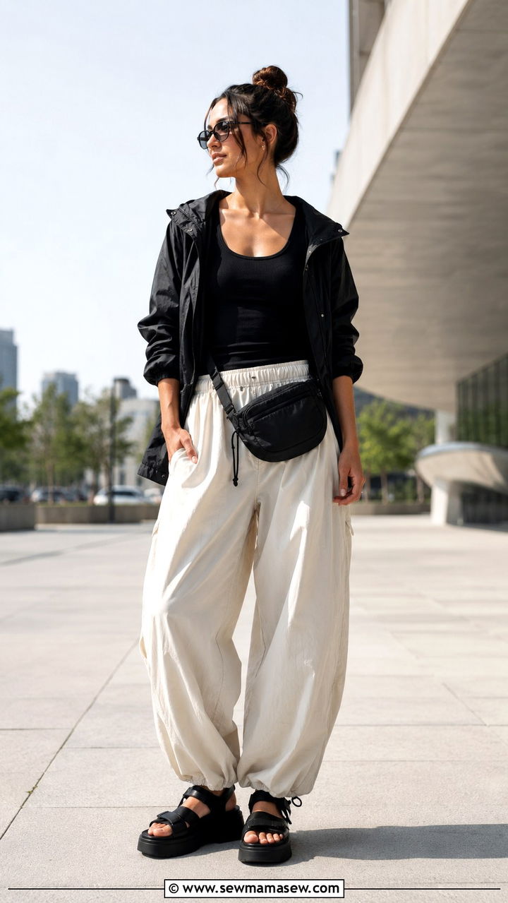 Parachute pants outfit gorpcore - 30 Gorpcore outfit ideas