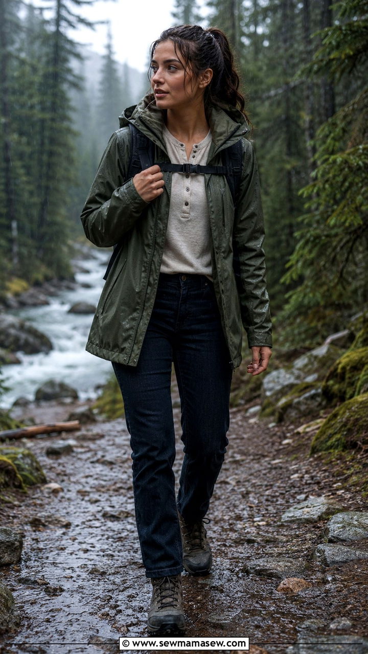 Parka with jeans and hiking boots thunderstorm outfit - 20 Thunderstorm outfit ideas