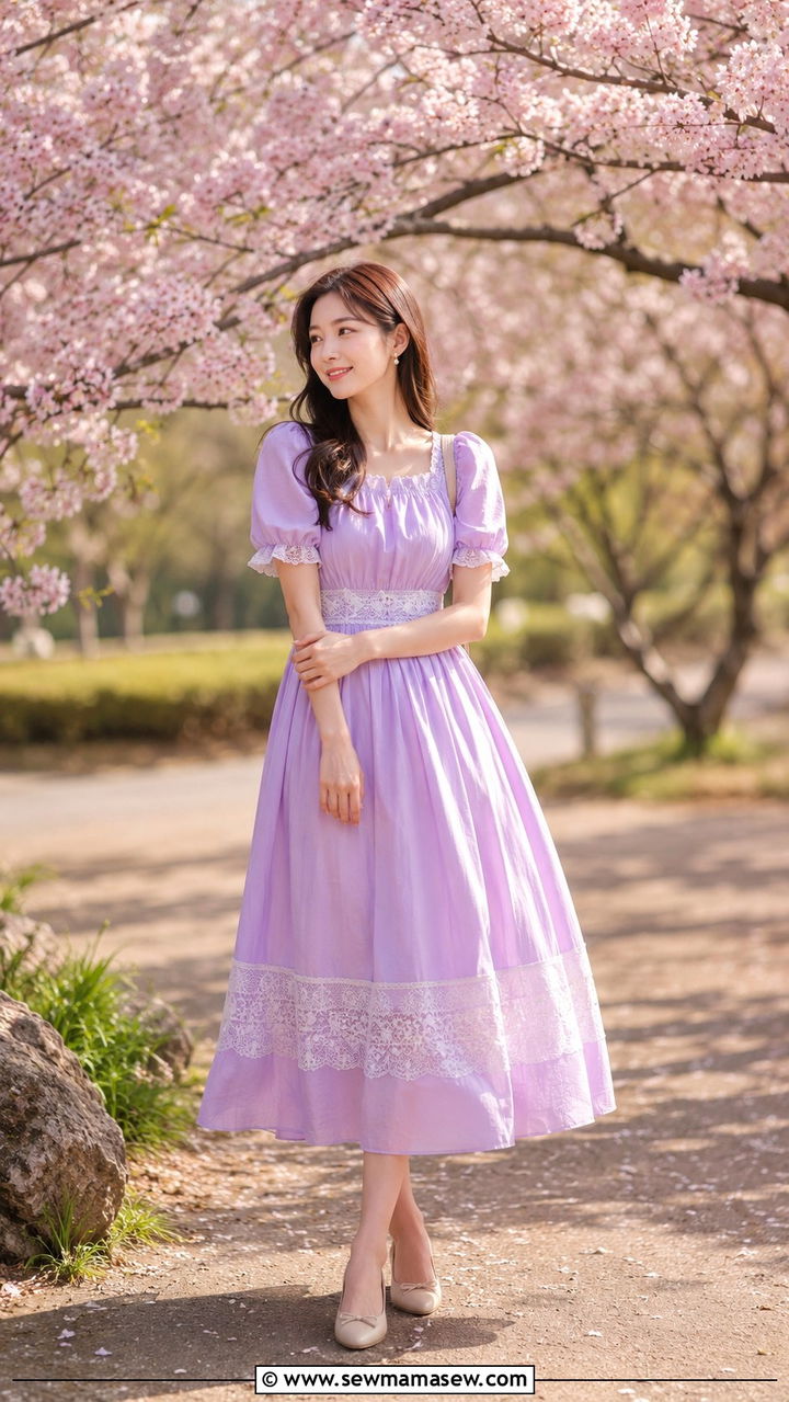Pastel Dress Solo Photoshoot Outfit - 30 Solo photoshoot outfit ideas