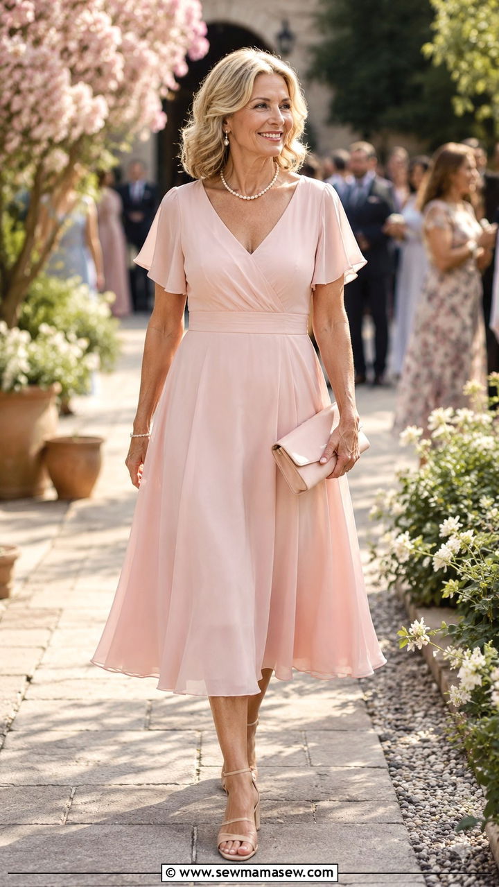 Pastel Dress for Spring Wedding - 25 What to wear to a wedding over 50