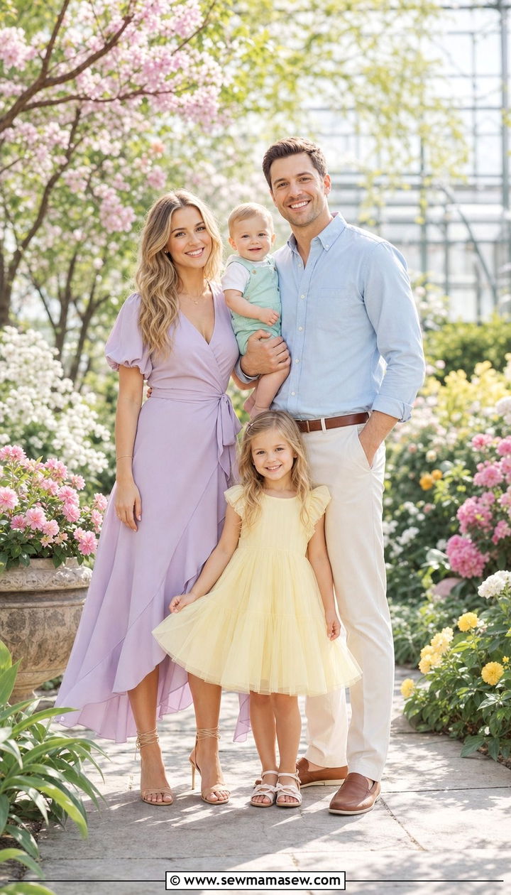 Pastel Family Photo Outfits Spring - 25 family photo outfits Pinterest