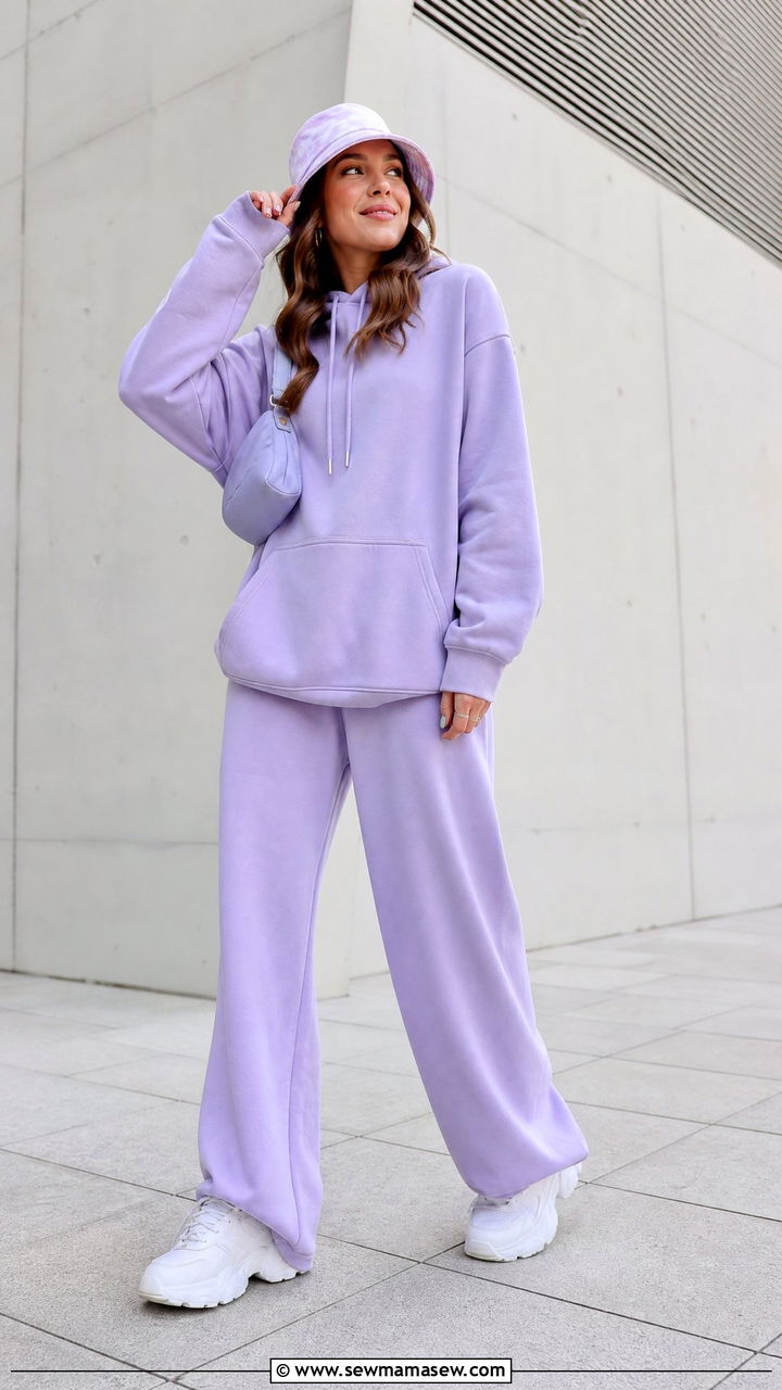 Pastel Matching Co Ord Set With Chunky Sneakers - 30 streetwear outfits 2026