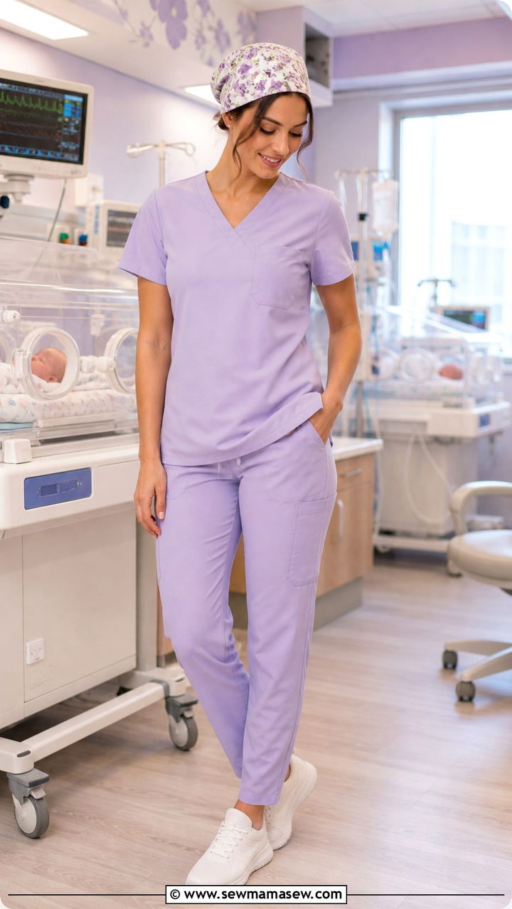 Pastel Nurse Scrub Outfit - 40 Nurse outfit ideas