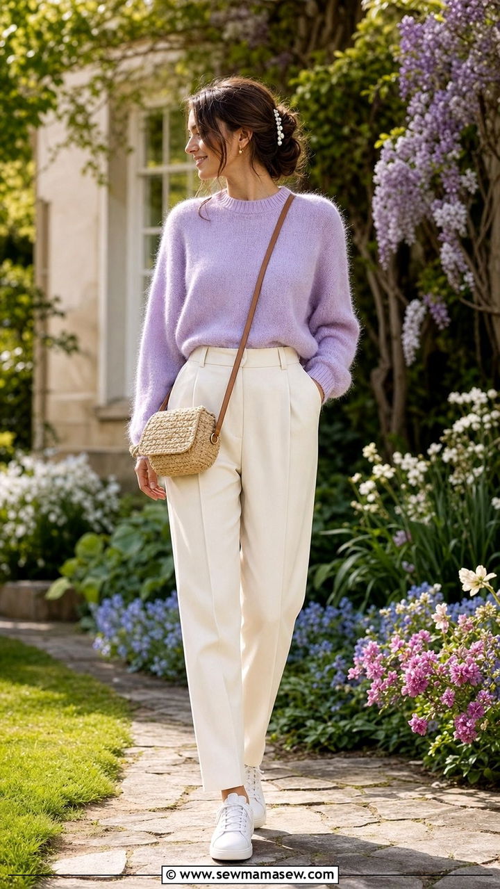 Pastel Sweater Outfit - 25 cute outfits 2026