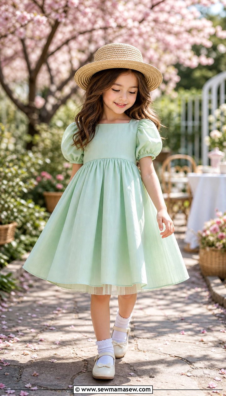 Pastel birthday outfit for a spring party - 35 Birthday outfit ideas for kids
