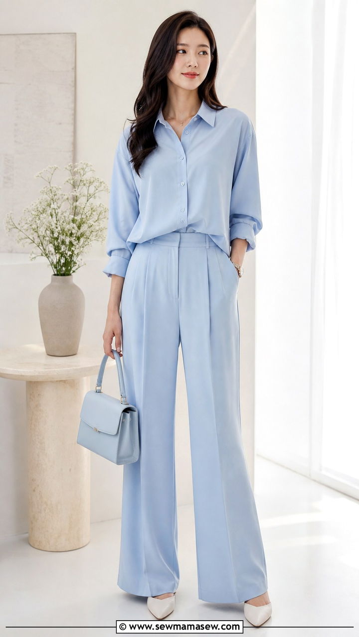 Pastel blue outfit - 40 trendy outfits ideas
