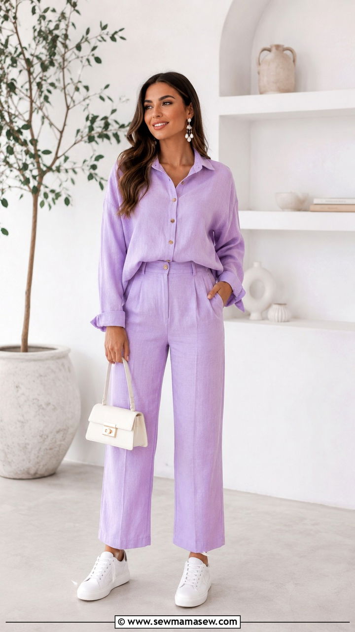 Pastel co ord set outfit spring - 30 spring to summer outfits casual