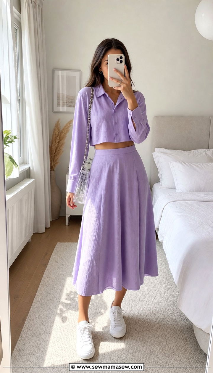 Pastel co ord set outfit - 25 spring to summer outfits inspo