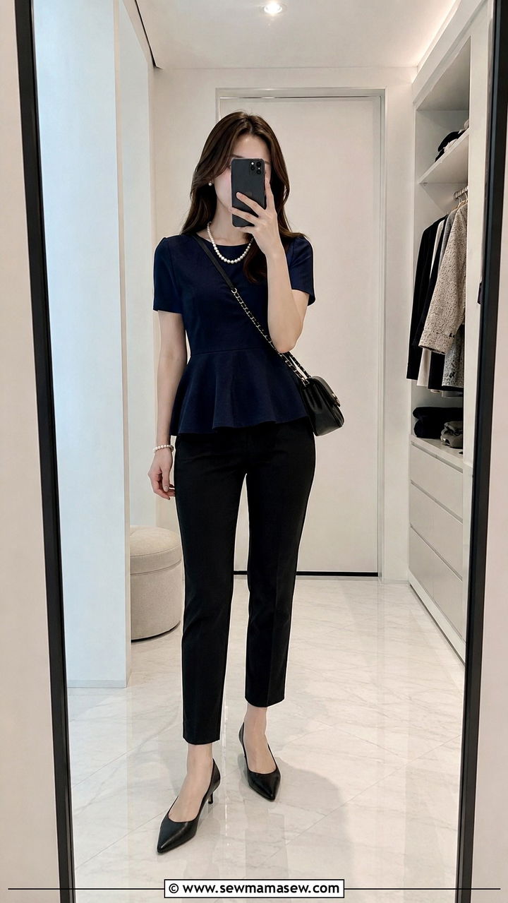 Peplum Top And Cigarette Pants Law Student Outfit - 30 Law student outfit ideas